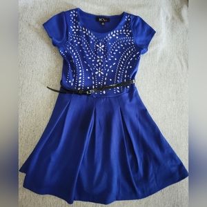 BCX Girl blue dress size 10